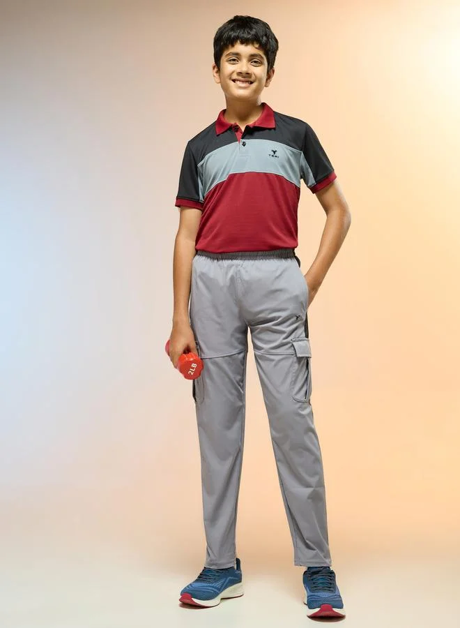 تكنوسبورت بنطال كارجو للأولاد بقصة مستقيمة